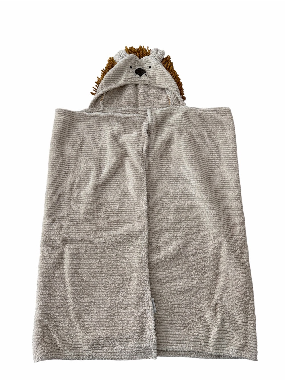 Lion 100% Organic Cotton Hooded Baby Towel